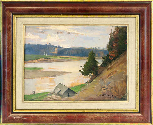 Герасимов Сергей Васильевич. Высокий берег реки 